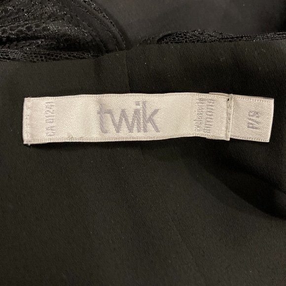 TWIK  l Black Dress with Lace Back l Size Medium - Picture 9 of 9